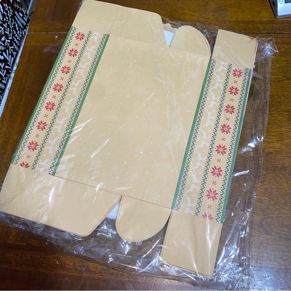 12 Packs Brown Christmas Cookie Boxes with Window for Gift Giving,Cartoon Christ - Picture 4 of 11